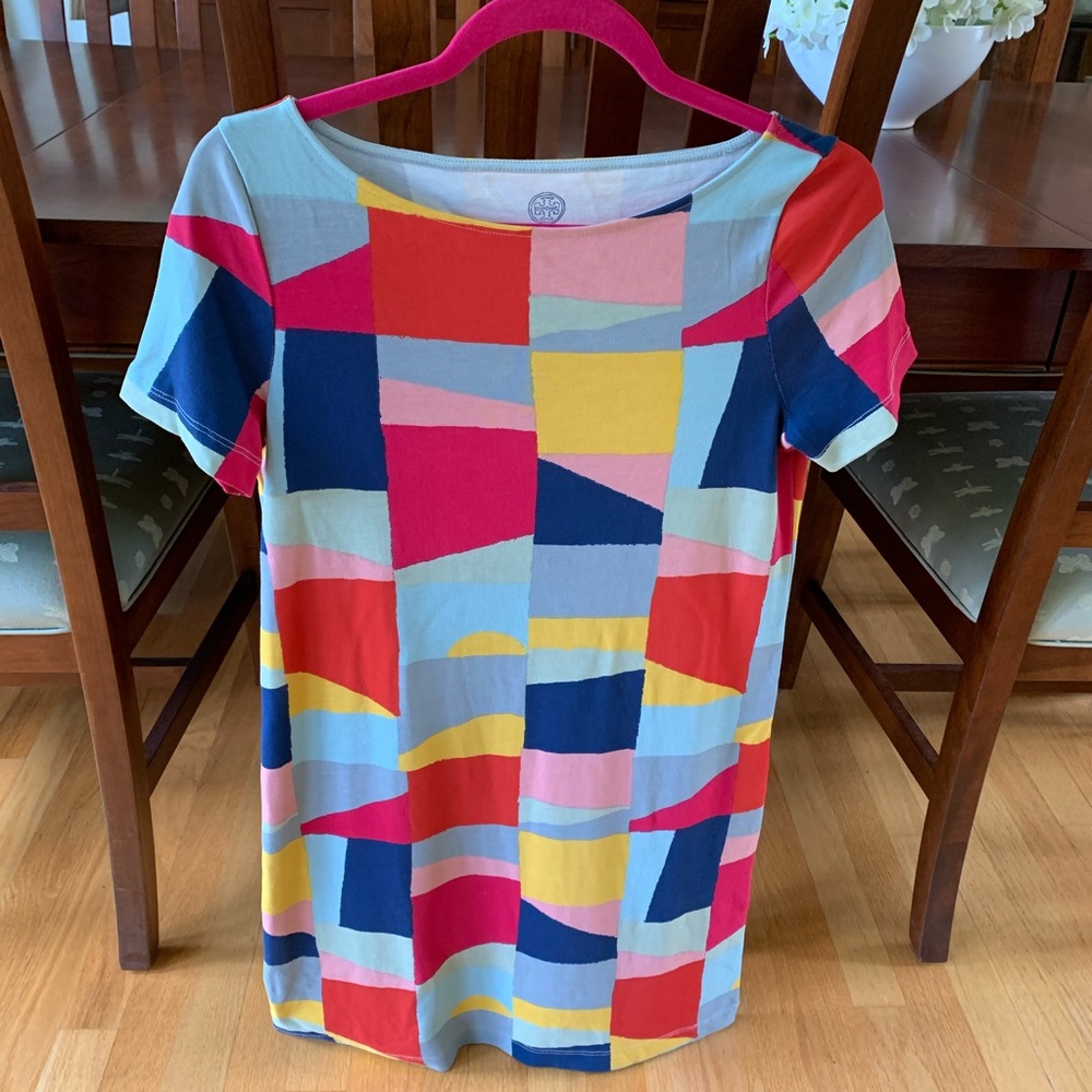 Tory Burch size XS printed Cotton TShirt Dress